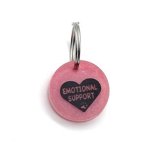“Emotional Support” tag for collar